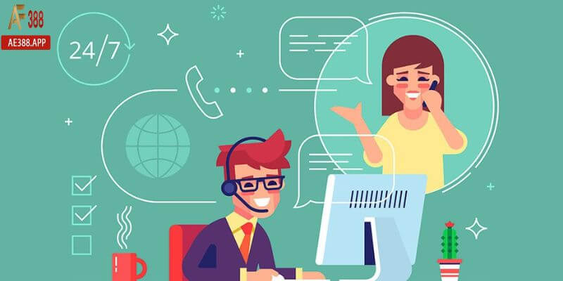 Chăm sóc khách hàng tại AE388 luôn được hội viên đánh giá cao Chăm sóc khách hàng tại AE388 luôn được hội viên đánh giá cao