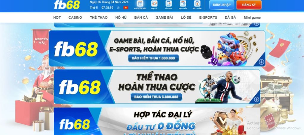 Nhà cái chúng tôi cung cấp liên tục các event