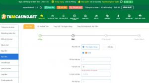 Hướng dẫn rút tiền TK88 chi tiết siêu nhanh năm 2023