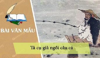 Bài văn tả một cụ già đang ngồi câu cá bên hồ (lớp 6) hay nhất