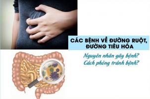 Bệnh thường gặp ở đường tiêu hóa và cách phòng tránh