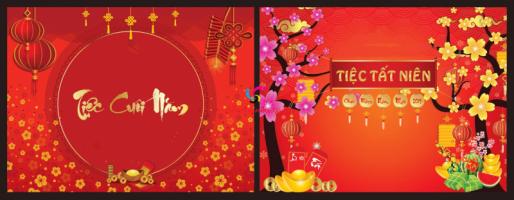 Mẫu băng rôn tiệc tất niên công ty, doanh nghiệp đẹp nhất.