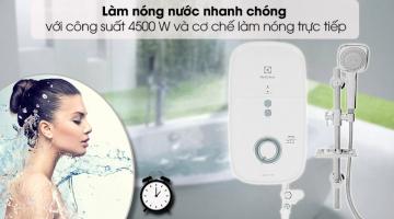 Máy tắm nước nóng tốt nhất từ thương hiệu Electrolux