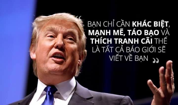 Muốn được quan tâm chỉ cần khác biệt, mạnh mẽ, táo bạo và thích tranh cãi