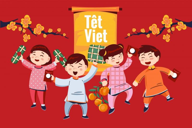 Bài thơ chúc tết cho trẻ mầm non: Thơ chúc Tết