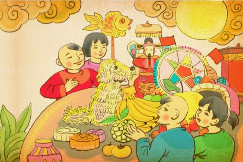 Bài văn miêu tả hình ảnh quê hương trong đêm rằm Trung Thu số 9