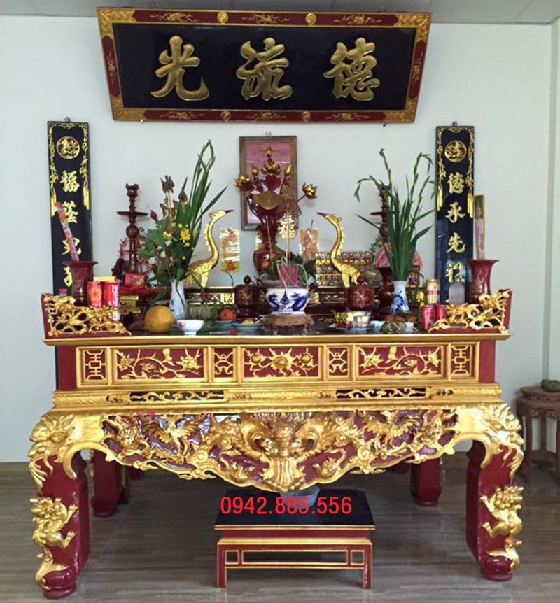 Thiết kế tủ thờ - bàn thờ phù hợp