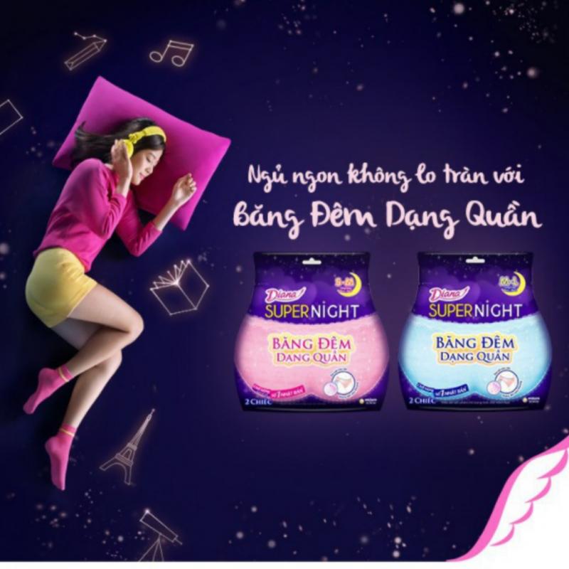 Băng vệ sinh dạng quần Diana ban đêm