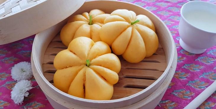 Bánh bao bí đỏ