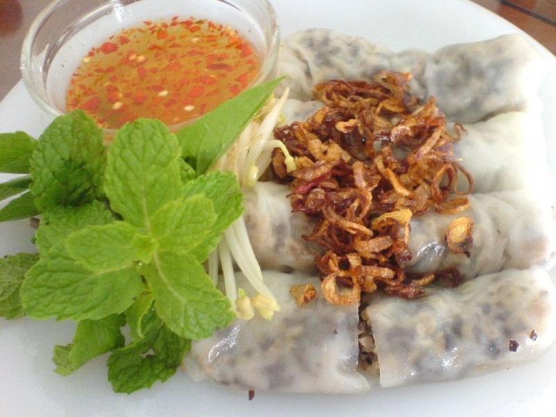 Bánh mướt chấm mắm