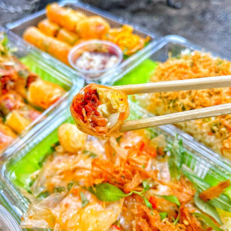 Bánh Tráng Trộn - Gánh Hàng Rong