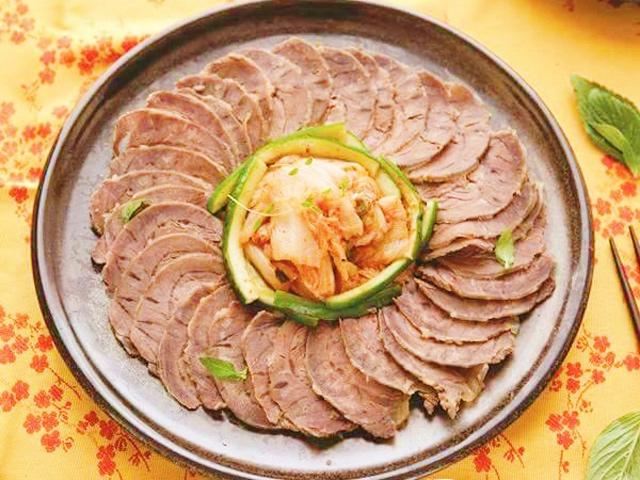 Bắp bò ngâm dấm