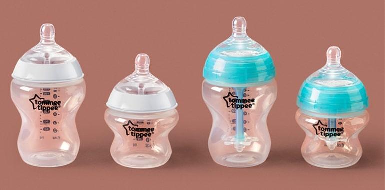 Bình sữa siêu chống đầy hơi kèm báo nhiệt Tommee Tippee