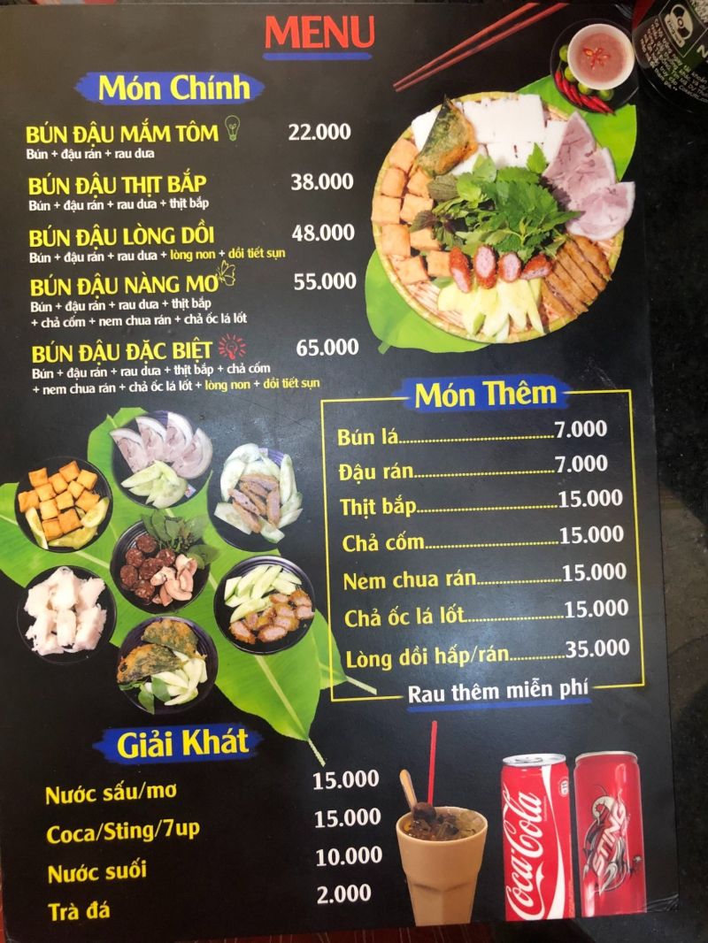 Bún đậu Nàng Mơ