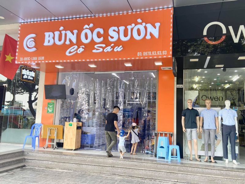 Bún Ốc Sườn Cô Sáu