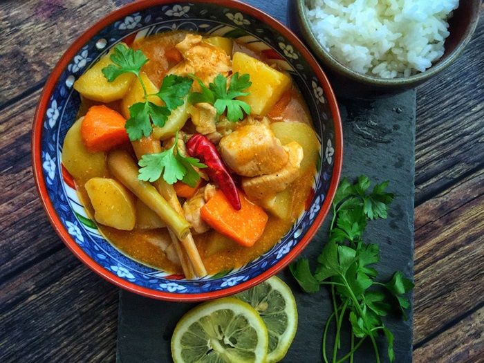 Cà ri Massaman của Thái Lan