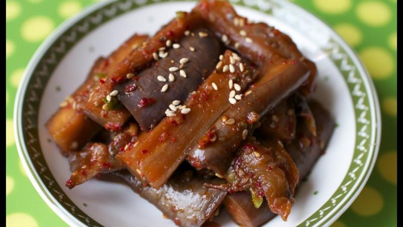 Cà tím hấp xì dầu