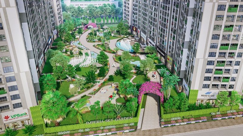 Không gian tiện ích của căn hộ C SkyView Bình Dương
