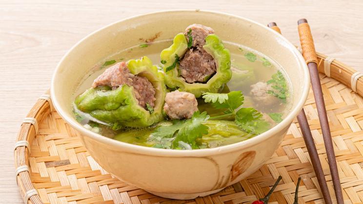 Canh khổ qua thịt nạc