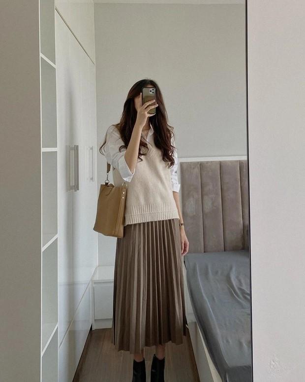 Áo gile len Hàn Quốc