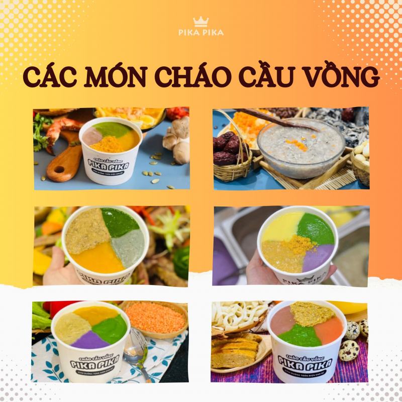 Cháo dinh dưỡng cao cấp Pika Pika