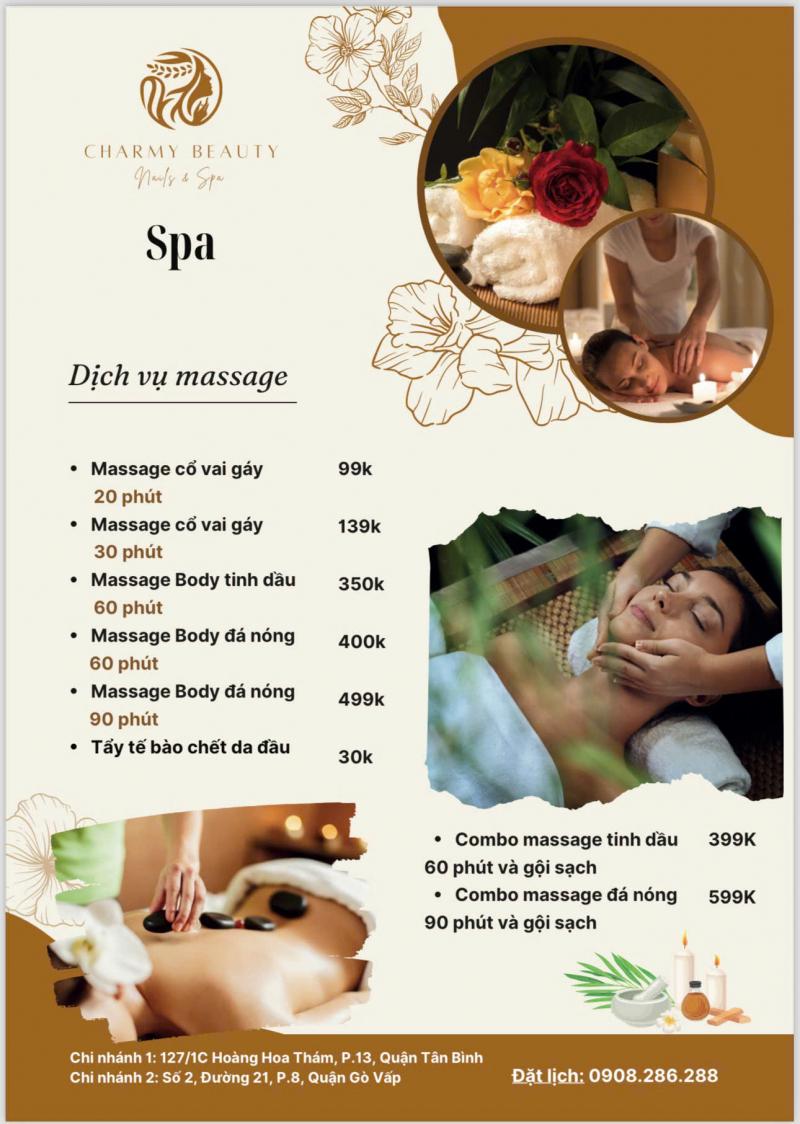 Charmy Beauty Nail & Spa - Gội đầu dưỡng sinh