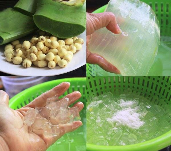 Chè Củ Sen - Hạt Sen - Nha Đam
