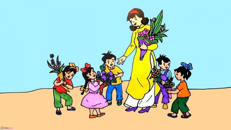 Nghe lời cô giáo