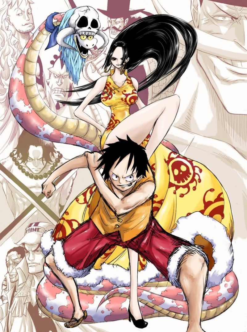 Boa Hancock có tình cảm đặc biệt với Luffy