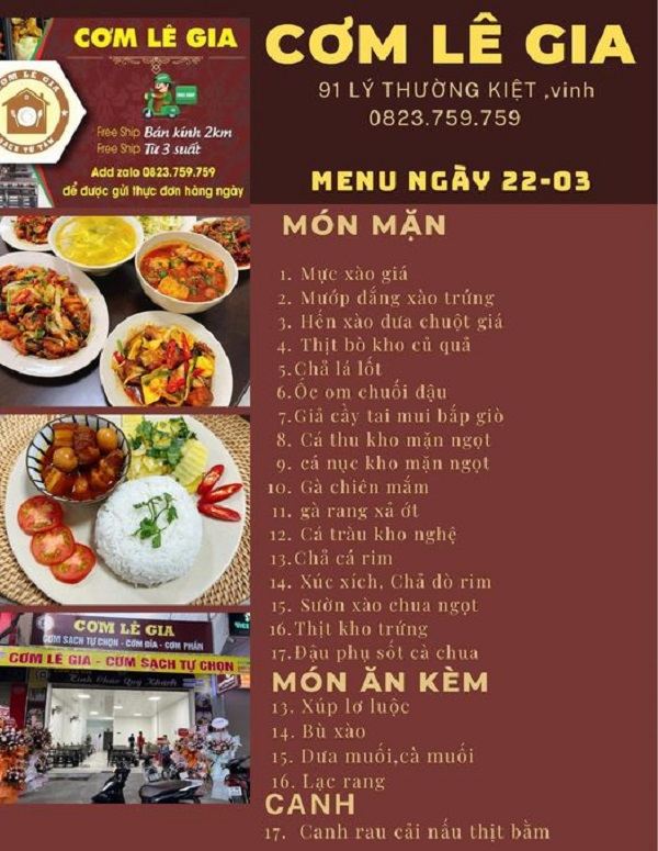 Cơm Lê Gia