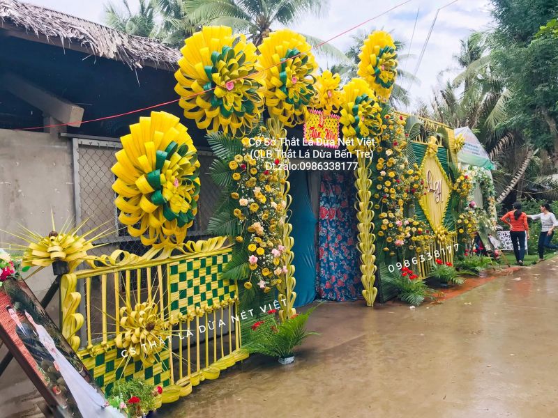 Cổng cưới lá dừa Bến Tre