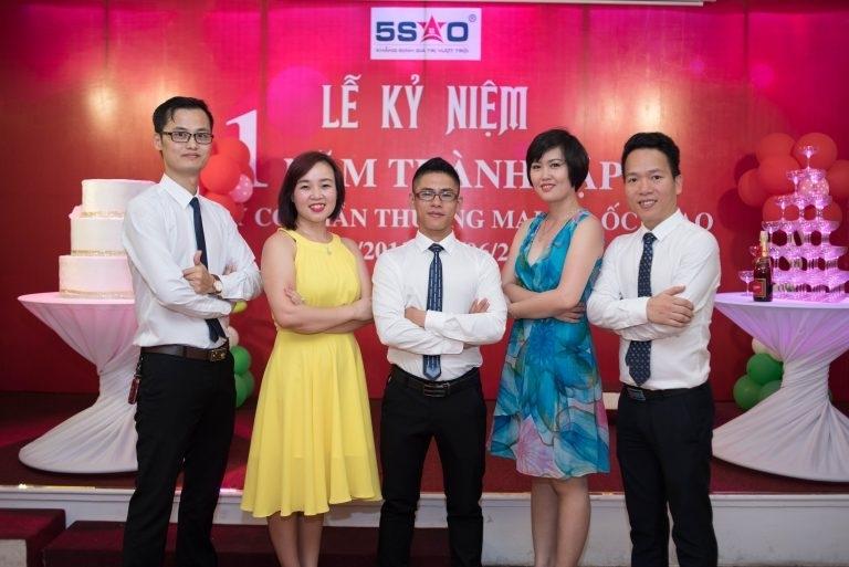 Đội ngũ 5 lãnh đạo của Địa ốc 5 sao