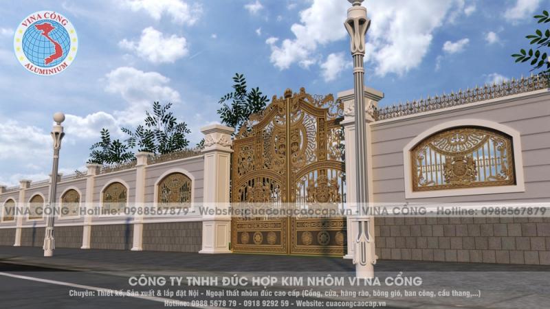 Công ty TNHH đúc hợp kim nhôm Vi Na Cổng