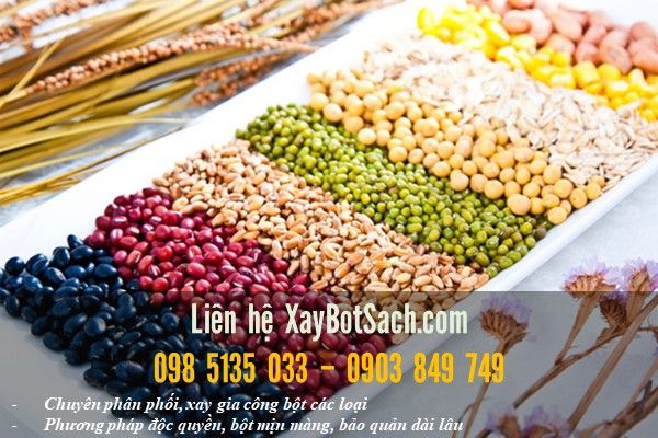 Cửa hàng Xay Bột Sạch luôn sử dụng nguồn nguyên liệu chất lượng, uy tín