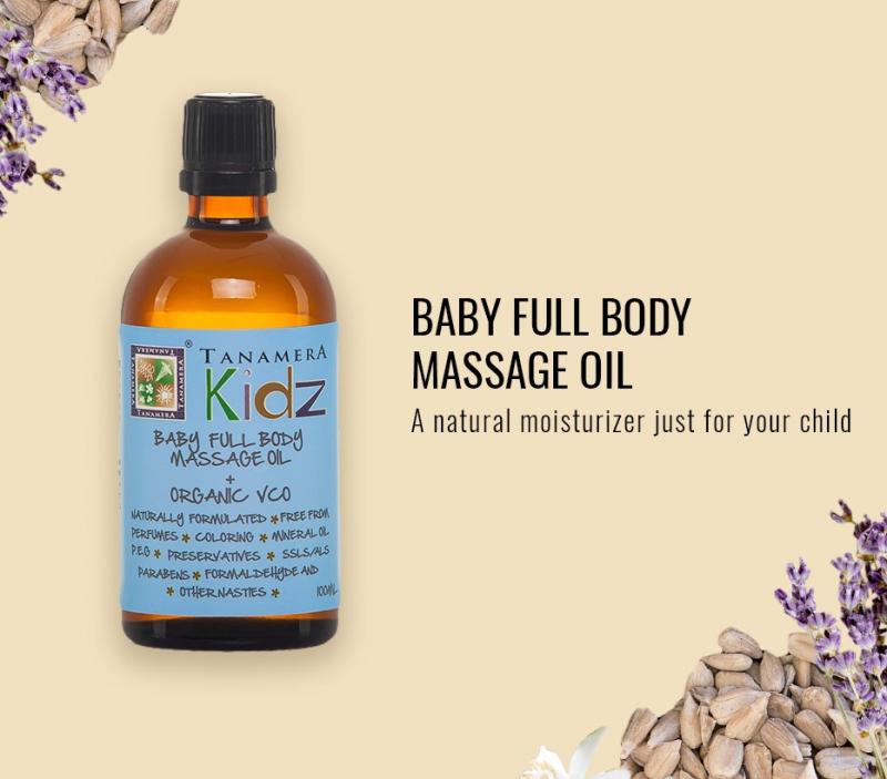 Dầu massage cho bé Tanamera