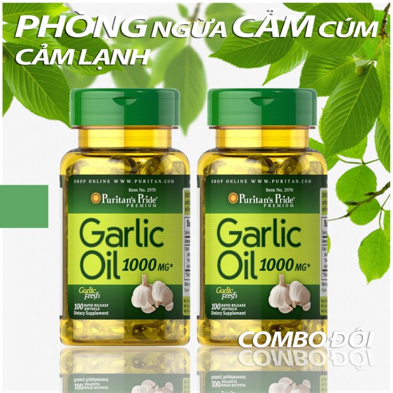 Puritan's Pride Garlic Oil 1000mg