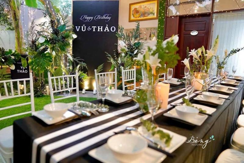 Dịch vụ trang trí tiệc cưới Bông Wedding