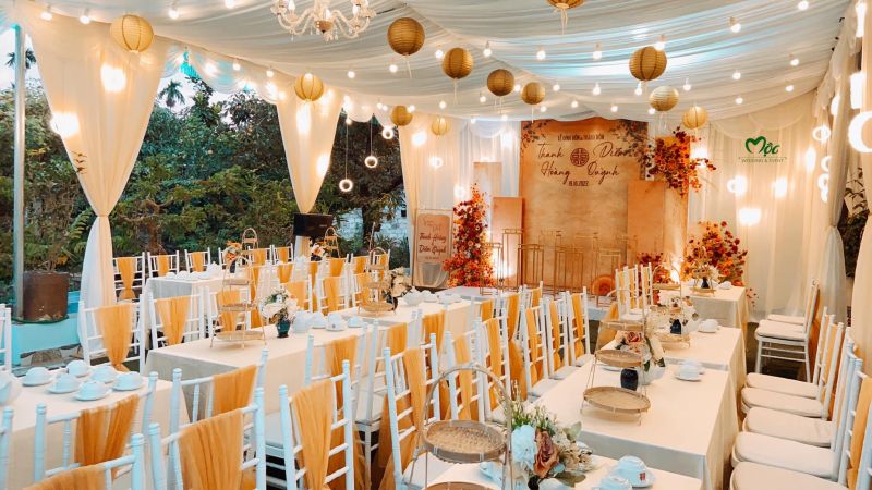 Dịch vụ trang trí tiệc cưới Mộc Wedding & Event
