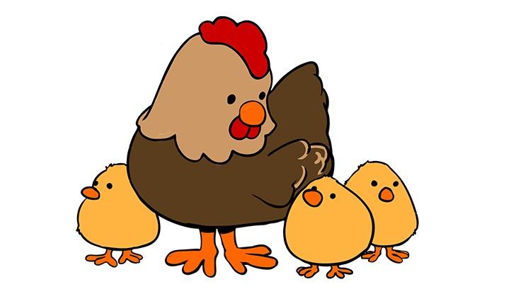Đồng dao: Con gà cục tác cục te