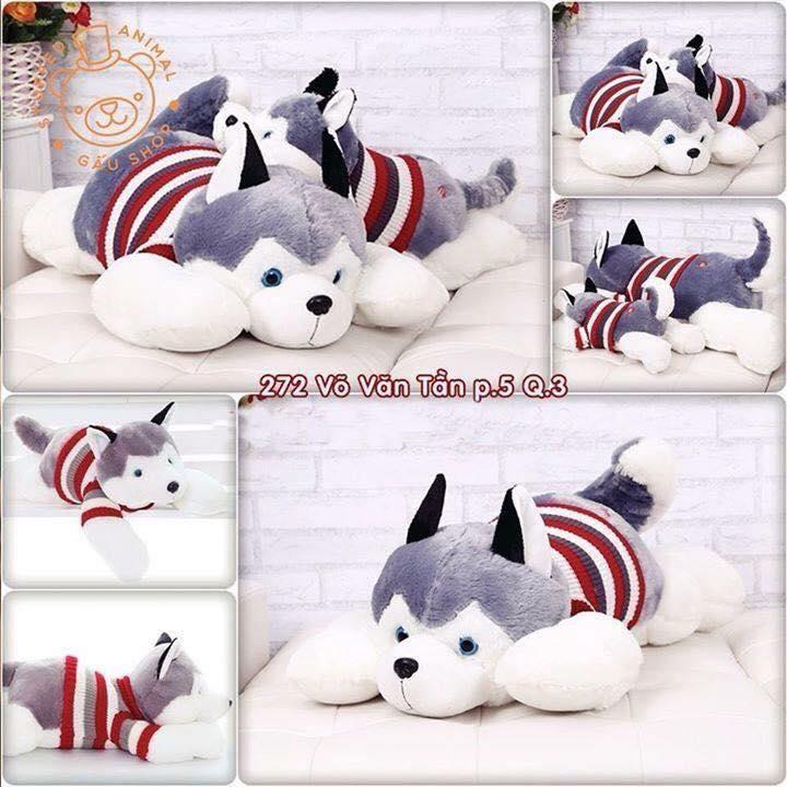 Có một chú chó Husky phiên bản thú nhồi bông cũng thích nhỉ?