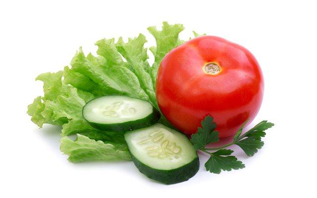 Giảm cân bằng dưa chuột và cà chua
