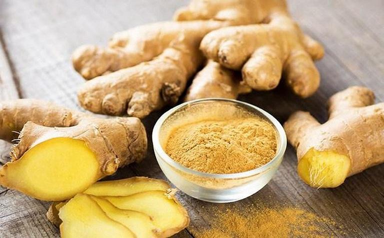 Chữa bệnh gút bằng bột gừng