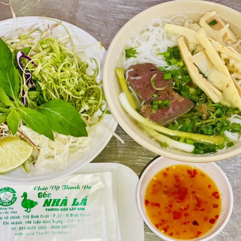 Cháo Vịt Thanh Đa - Gốc Nhà Lá