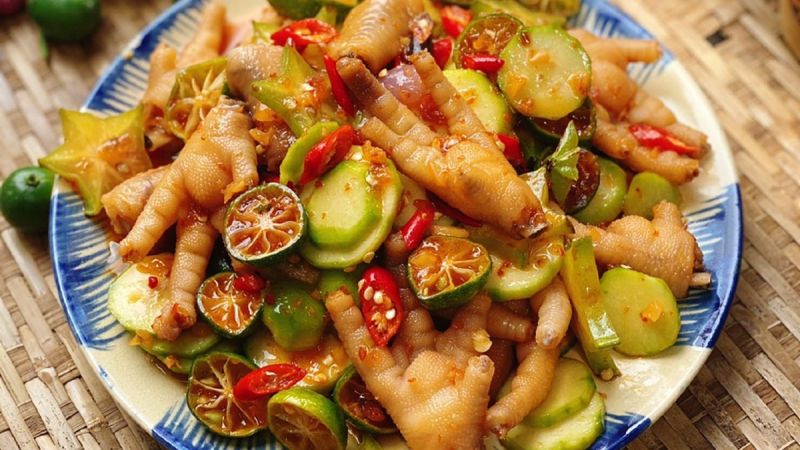 Gỏi chân gà sốt Thái