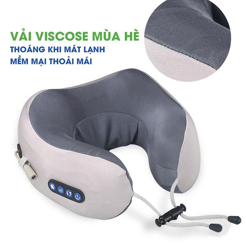 Gối Massage cổ chữ U, dùng đeo cổ TAKARA
