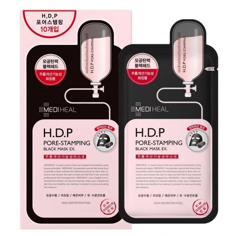 Mediheal H.D.P Pore Stamping Black Mask EX