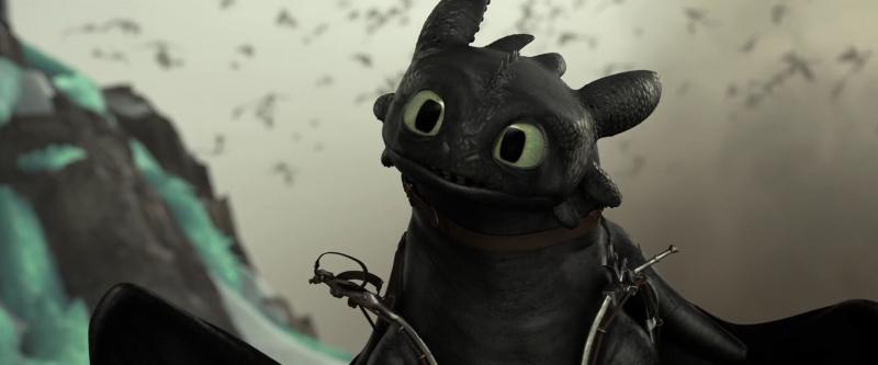 Vẻ ngoài dễ thương của chú rồng sún răng Toothless