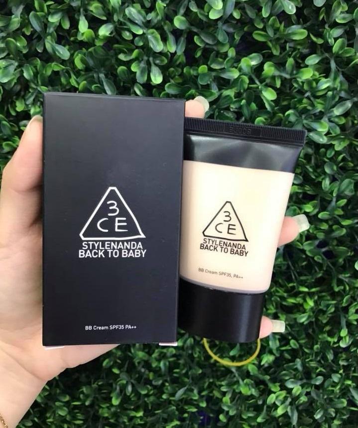 Kem nền 3CE Back To Baby BB Cream SPF35 PA++