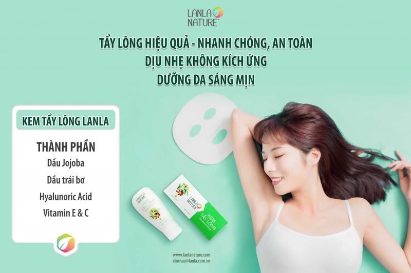 Kem tẩy lông Lanla