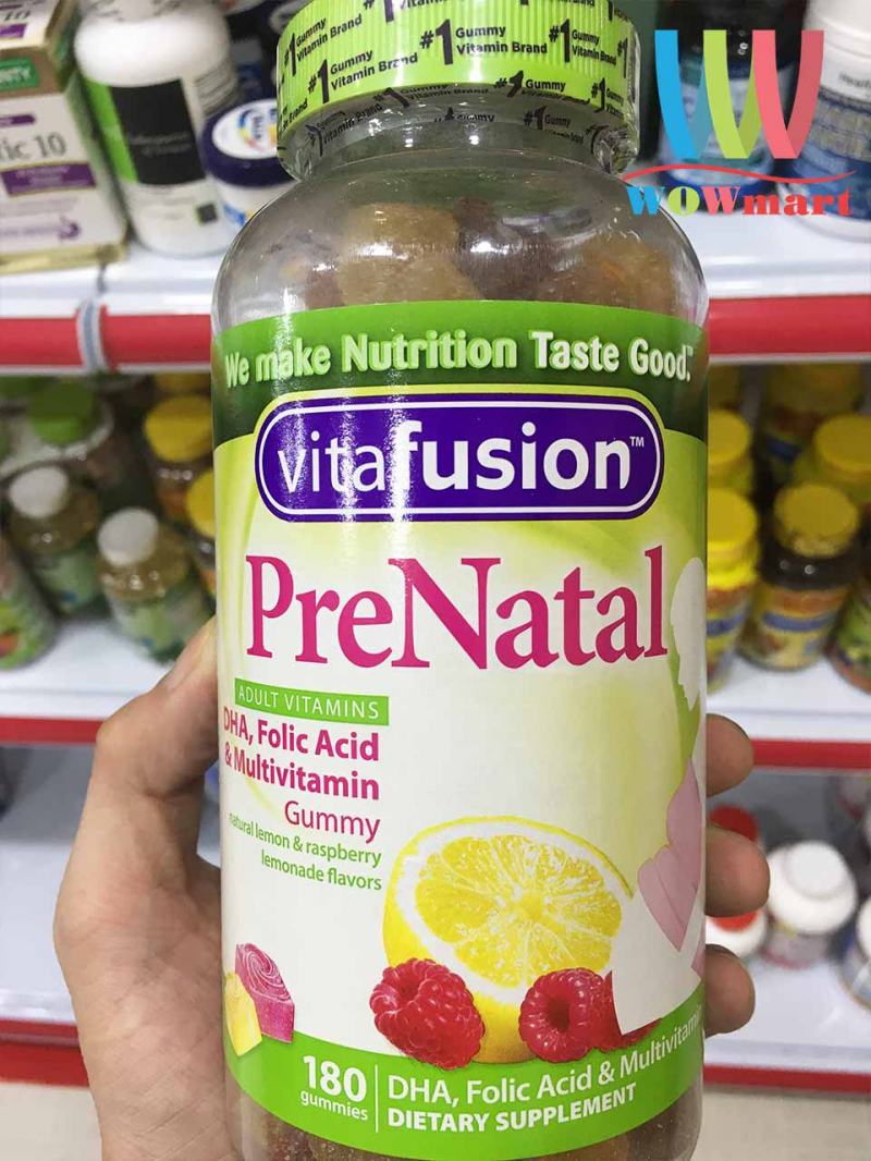 Kẹo bổ sung Vitamin dành cho bà bầu Vitafusion PreNatal